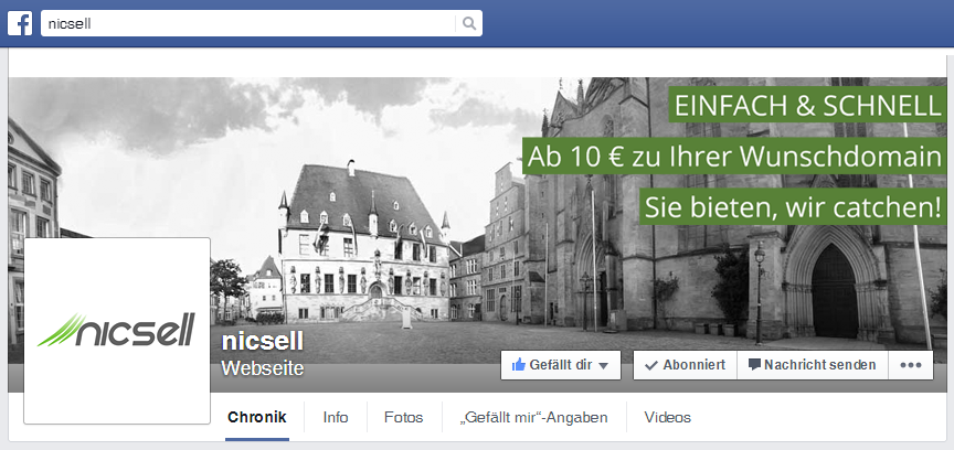 nicsell bei facebook